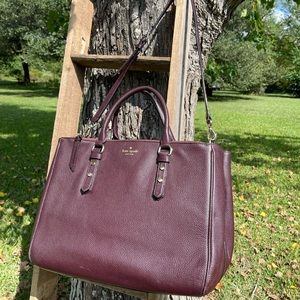 Kate Spade Burgundy Tote
